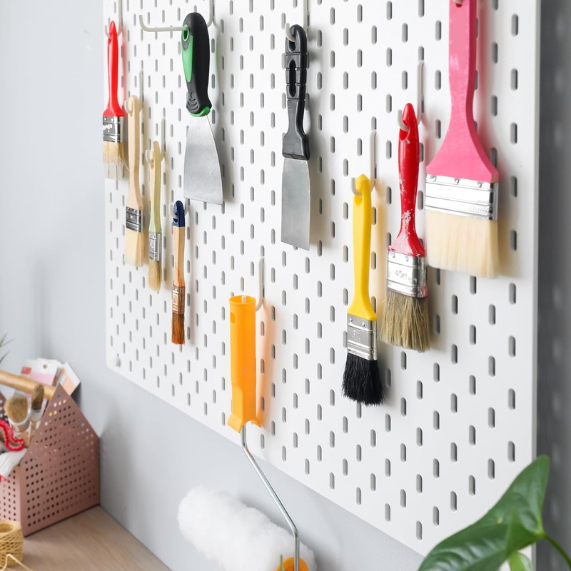 sourcing map 2pcs L Style Pegboard Hooks 3.75" L Shape