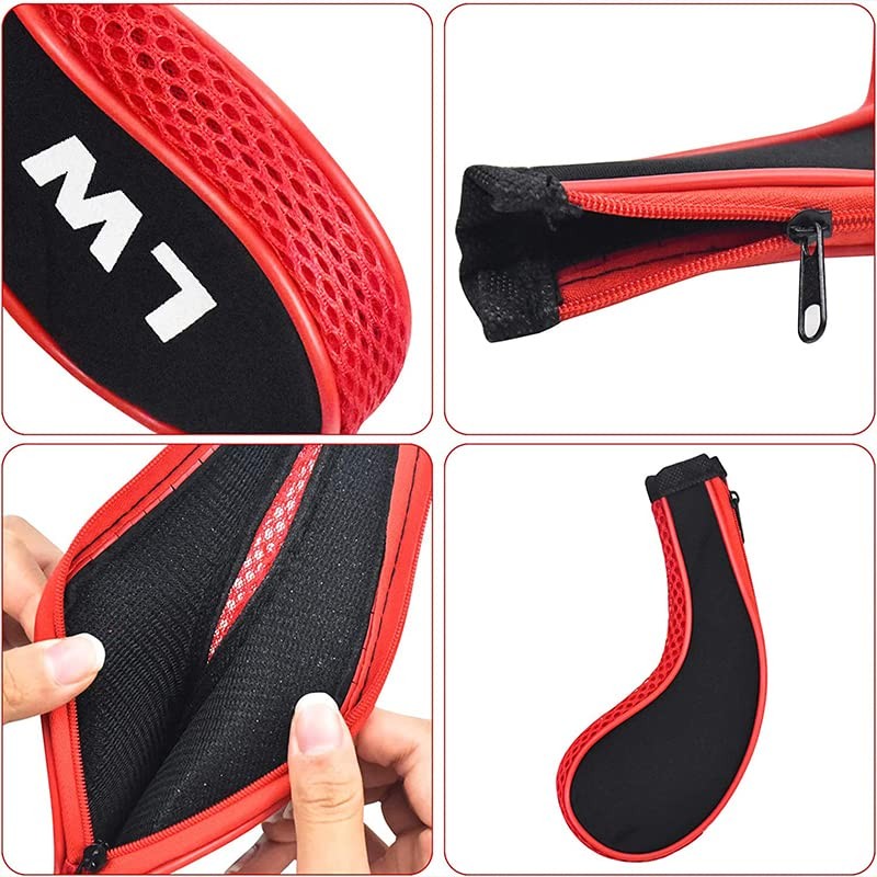 AIMALL 12pcs Neoprene Golf Club Head Covers, Zippered Protective Iron,