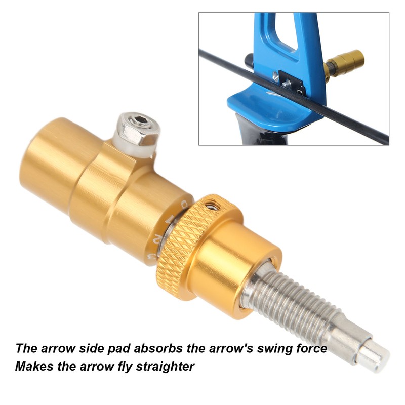 Archery Cushion Plunger Professional Aluminum Alloy Spring Loaded Piston Rear