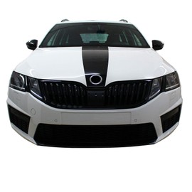 D082 Bonnet Decoration Custom Film Powerdome Sticker Design Accessories Vinyl, Glossy Black