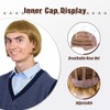 ColorGround Short Straight 60 70s Bowl Cut Funny Wig for