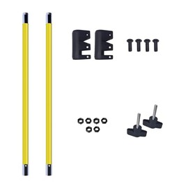 Jovant Manual Pole Saw,3.3-6.6ft Extendable Pole with Double Lock Design to Reach up 11 ft for High Branches Trimming（Only 2-Poles）