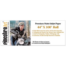 44" X 100' Premium Arctic Matte Inkjet Photo Paper - Roll 3 INCH CORE