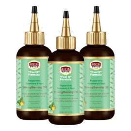 Hair Strengthening Oil African Pride Feel It 120ml 3-pack
