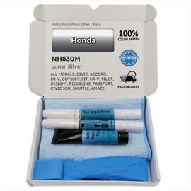 Genuine Colors Lunar Silver NH830M Paint Pen Compatible / Replacement for Honda Silver