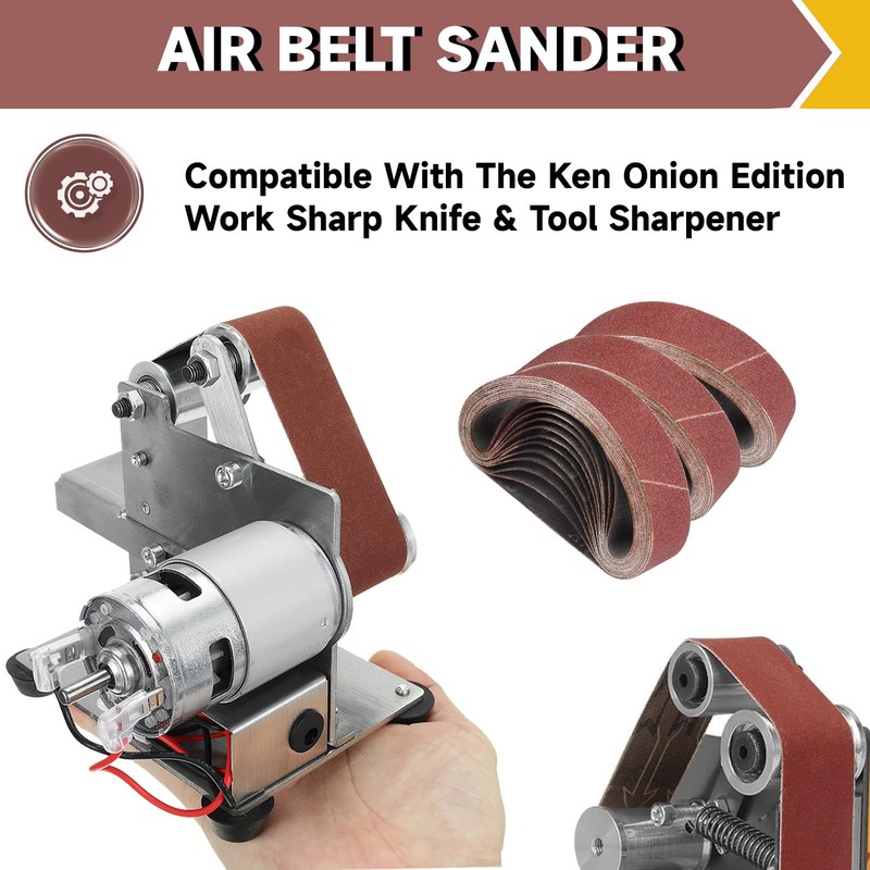 STEBRUAM 12PCS Sanding Belt 30 x 330 mm 100 Grit