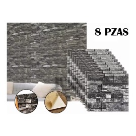 LH_Decor Papel Tapiz Pared 3d Piedra Ladrillo Panel Relieve Textura
