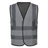 X SMALL grey High visibility viz vest hi vis viz