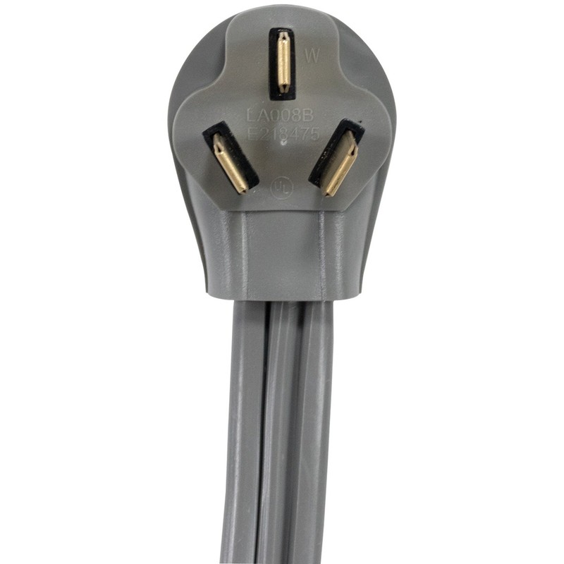 Certified Appliance Accessories 50-Amp Appliance Power Cord, 3 Prong Range