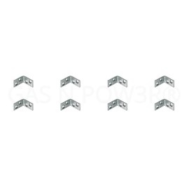 Right Angle Metal L Bracket 25×16mm Corner Brace Fixing Support Repair Bracket x8