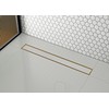 Kingston Brass BSF2427 Watercourse 24" Linear Shower Drain, Brushed Brass