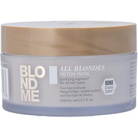 BLONDME All Blondes Detox Mask – Purifying and Detoxifying Hair Care for Color Treated and Natural Blonde Hair – Hydrating Treatment Removes Impurities – All Hair Types