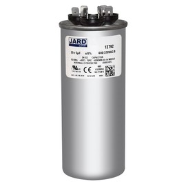 55 + 5 x 370/440 VAC Round Dual Run Capacitor by # 12792