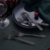 Unokit 24-Piece Stainless Steel Dinner Forks Silverware - 8 Inch