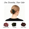 JCLIFE Large Velvet Hair Scrunchie, 5 Inch Elastic Hair Tie