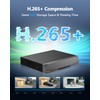 OOSSXX 8.0/4K Megapixel Security POE NVR Network Video Recorder, No