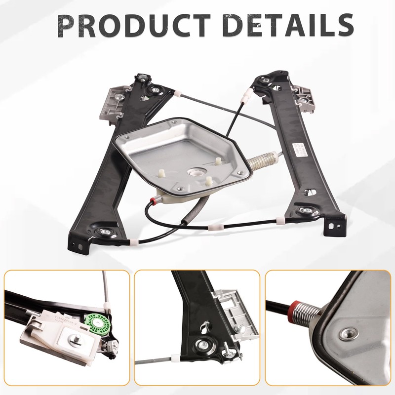 Predep Front Left Driver Side Power Window Regulator Assembly Compatible