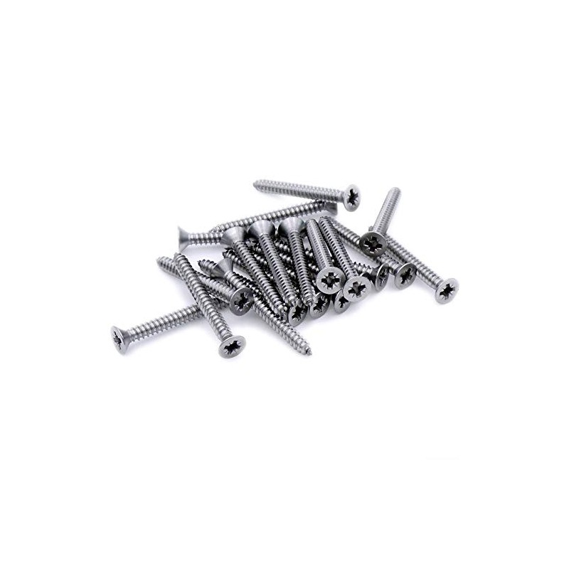 No.10 x 1.5 (4.8mm x 38mm) Pozi Countersunk Self-Tapping Screw