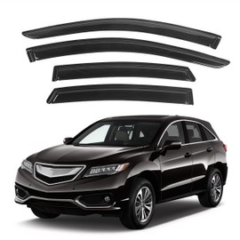 IG Window Visor for Acura RDX 2013-2018, Rain Guard Tape-On Extra Durable Sun Wind Side Vent Window Deflector Mugen Style, 2013 2014 2015 2016 2017 2018