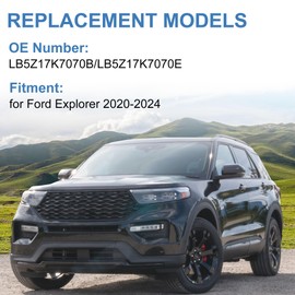 Motoforti Right Passenger Side Heated Mirror Replacement for Ford Explorer 2020 2021 2022 2023 Rear View Mirrors with Blind Spot Replace No.LB5Z17K7070B