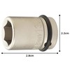 TONE Impact Socket 3NV-13 Insertion Angle 0.3 inch (9.5 mm)