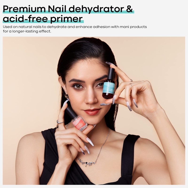 modelones 15 ml Nail Dehydrator and Primer, Acid Free Base