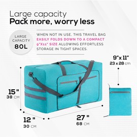 Bolsa de viaje, Azul