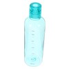 KOMBIUDA Portable Transparent Water Bottle with Scale Capacity Sealed Drinking