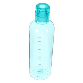 KOMBIUDA Portable Transparent Water Bottle with Scale Capacity Sealed Drinking Bottle for Home Office Outdoor Use Durable Design for Healthy Hydration