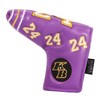 SHABIER Number 24 KB Purple Golf Putter Cover Headcover for