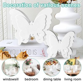 JOZMMZEOOA Silikonformen Gießformen,Schmetterling Gipsformen zum Gießen 3 Größen Silikon Gießform Ostern Gibs Gießform Epoxidharz Formen Ostern,für DIY Bastelarbeiten,Gips Kerzen Ostern Handwerk