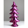 Christmas Tree Christmas Tree Christmas Decoration Ceramic Purple 20 cm