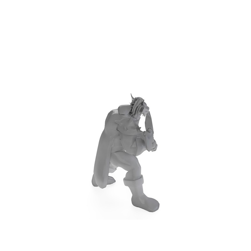 Dragonborn Regular Barbarian Tabletop DND Gaming Miniature
