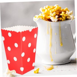FELTECHELECTR 48pcs Colorful Popcorn Containers for Movie Nights Snack Buckets for Parties for Popcorn Fries and Treats Safe Material Design