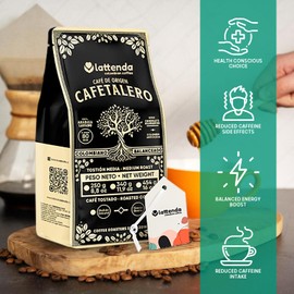 Cafetalero Colombian Gourmet Coffee: Superior Craftsmanship for Discerning Palates - 2 Pack 454g Whole Bean Presentation