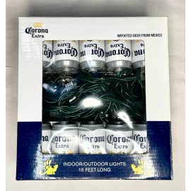 Corona Extra Beer Can Indoor/outdoor String Of Lights 15 Ft New In Box