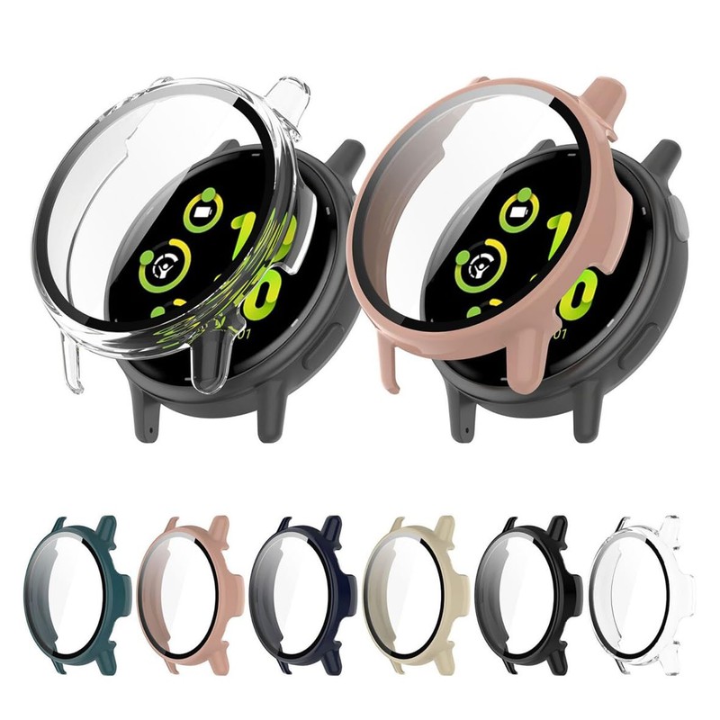 [Faygtni] GARMIN Compatible Vivoactive 5 Compatible One-Piece Case + Glass