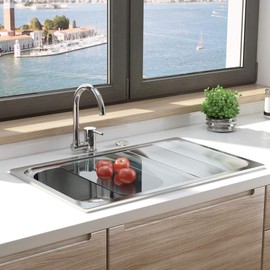 CLEESINK - Interruptor de eliminación de basura, kit de encendido inalámbrico de aire para triturador de residuos de alimentos, níquel cepillado de acero inoxidable, botón corto de 2.5 pulgadas