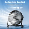 Air Choice 12" Battery Powered Fan, Portable Rechargeable Cordless Fan,