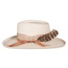 Stetson Hats Womens Kings Row Peach Band 3 1/2 Brim