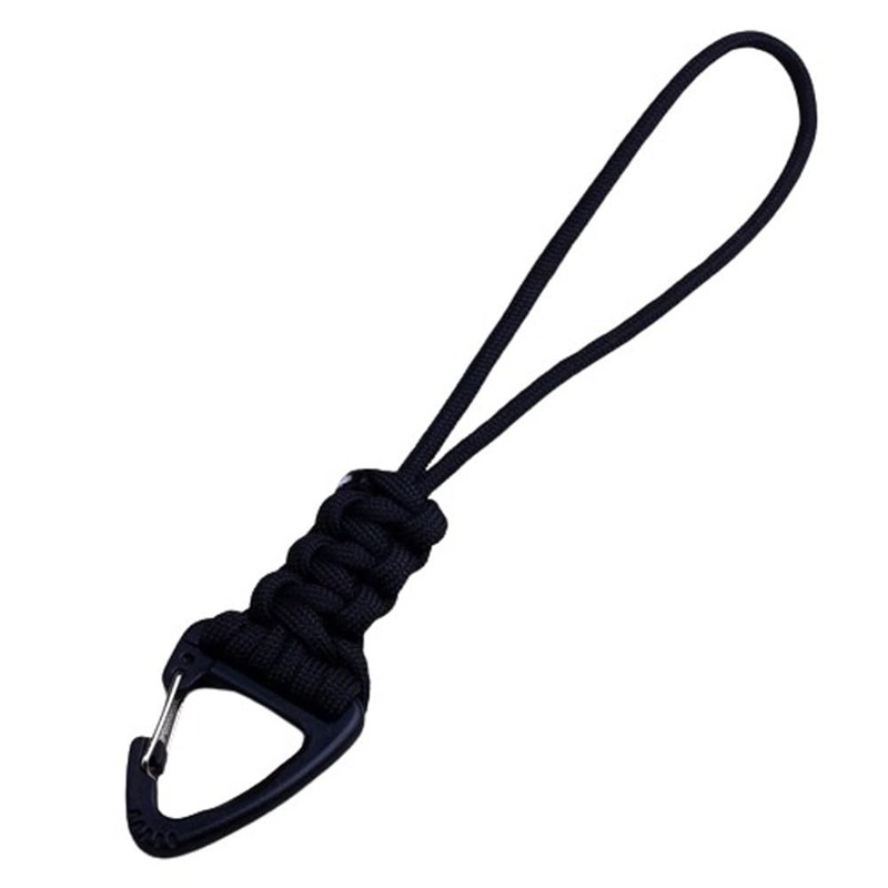 DraCra 3 Pack Paracord Keychain Lanyard Triangle Buckle Lock Clip