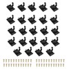 24 Pcs Plinth Clips with, Bath Panel Clips, Kitchen Plinth