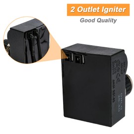 Grill Igniter for Nexgrill 2 Burner - 720-0864R, 2 Outlet Tact Push Button Spark Igniter with Wire Ignition Replacement Kits