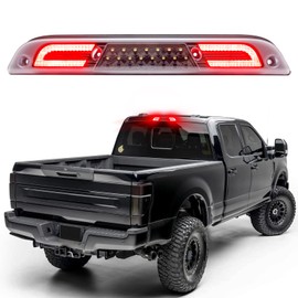 HTZCMOTO HTZCMOTO LED F1 Style Strobe 3rd Third Brake Light Replacement for F150 2015-2025/ F250 F350 F450 F550 Super Duty 2017-2025/ Ranger 2019-2025/ Maverick 2021-2025, FL3Z13A613A, Clear Len