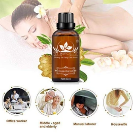 3 Pack Ginger Lymphatic Drainage Massage Oil,Promote Blood Circulation Metabolism SPA Gifts for Women Massage Oil.（90Ml）