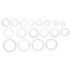 470Pcs Sealing Washer Aluminum Alloy Round Flat Washer Assortment Kit