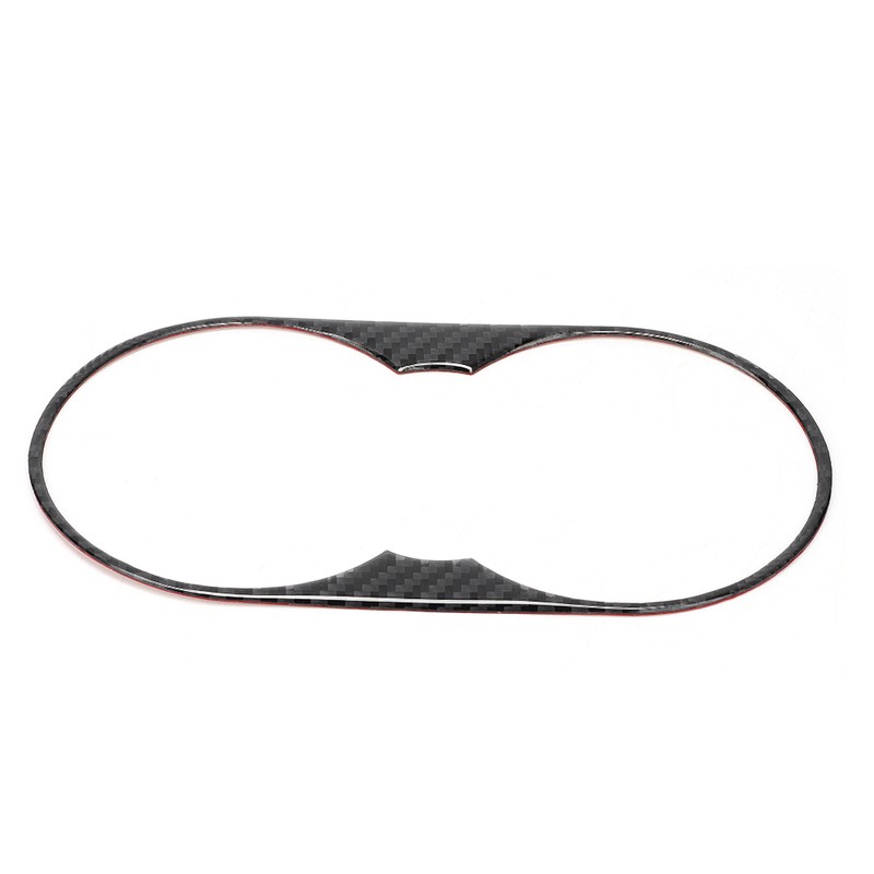 Left Hand Driving Carbon Fiber Water Cup Holder Panel Frame