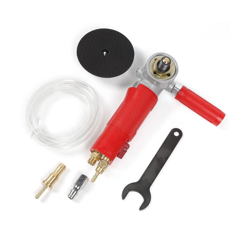 Fetcoi 4" Air Grinder, Water Jet Pneumatic Grinder Air Wet