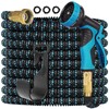 50FT/100FT Expandable Garden Water Hose with 10 Function Nozzle:_BLUE B_50FT