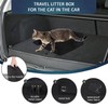 Foldable Cat Litter Box with Lid, Cat Travel Litter Box,
